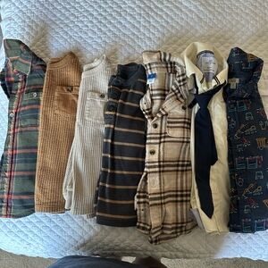Assorted Boys' Shirts and Tie Set